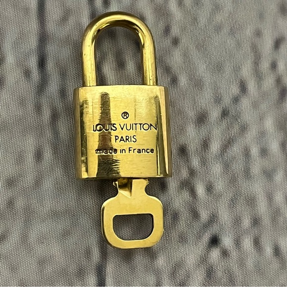 Vintage Louis Vuitton Lock And Key Set Authentic (#322) - Picture 2 of 9